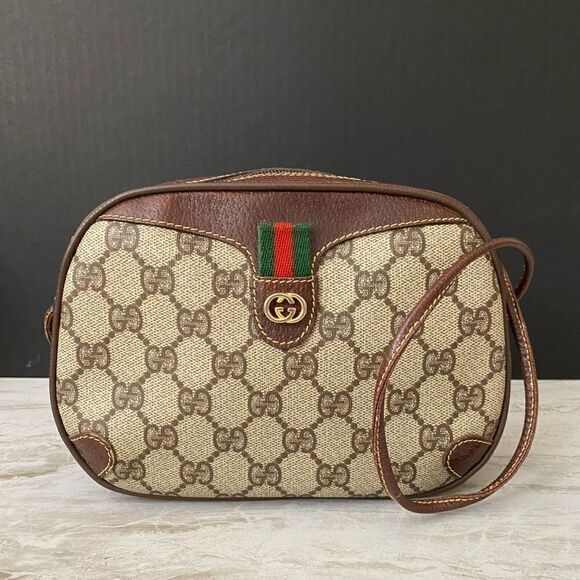 GUCCI GG Pvc Leather Shoulder Bag 💼 - Picture 1 of 17
